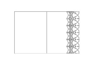 Tarjeta de borde calado 7