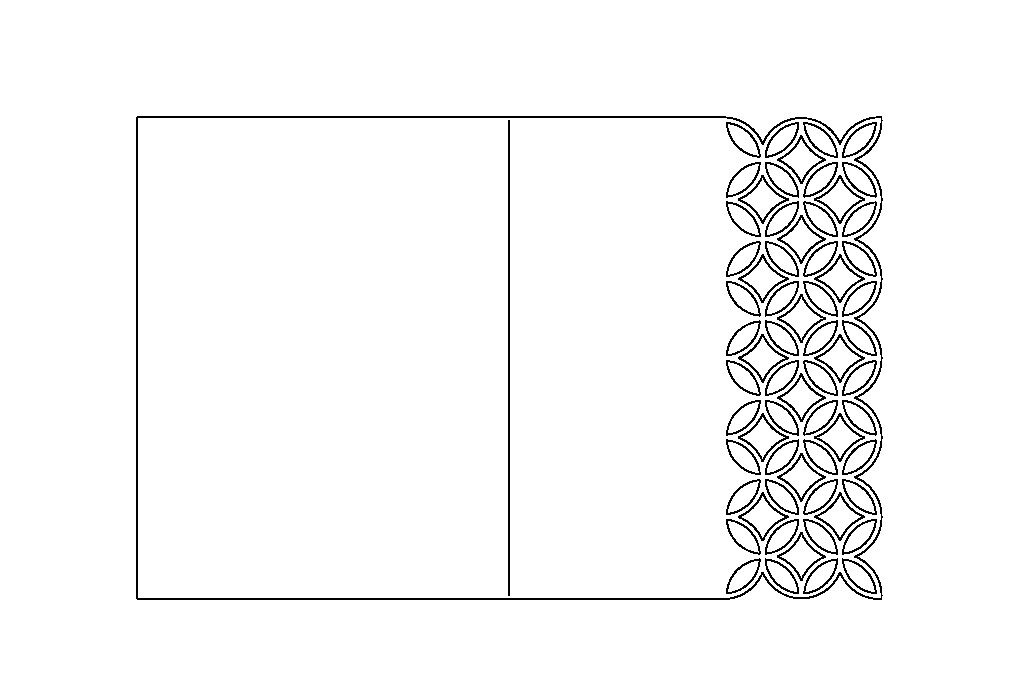 Tarjeta de borde calado 8