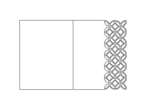 Tarjeta de borde calado 8