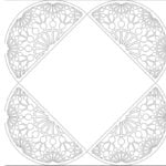 Sobre plegable 1 - Vector descarganle para corte CNC y grabado laser gratis | Stanser