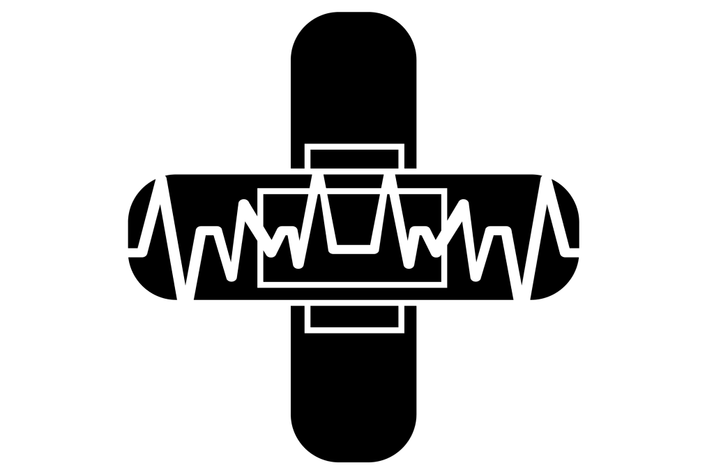 Cruz de curitas