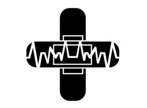 Cruz de curitas