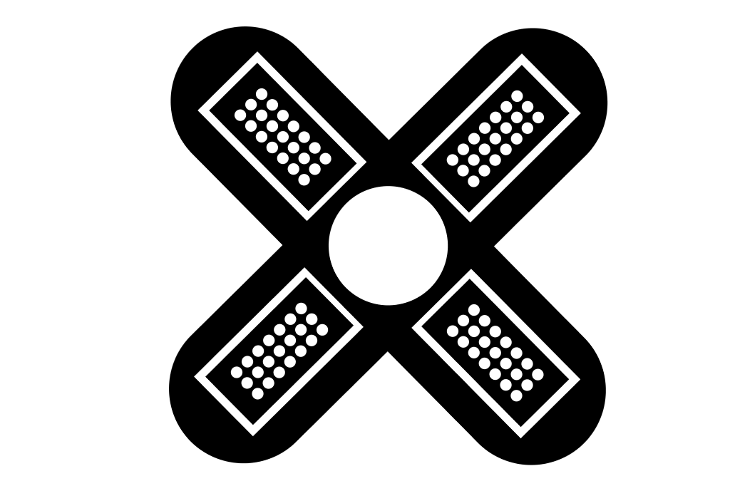 Cruz de curitas 3