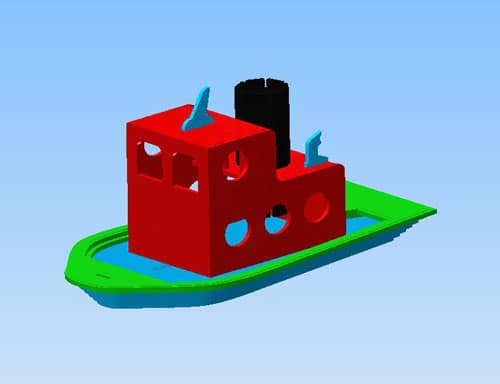 Rompecabezas barco 3D