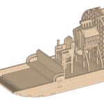 vector descargable para reproducir un Hidrodeslizador. Utiliza tu máquina de corte CNC para la realización de este proyecto.