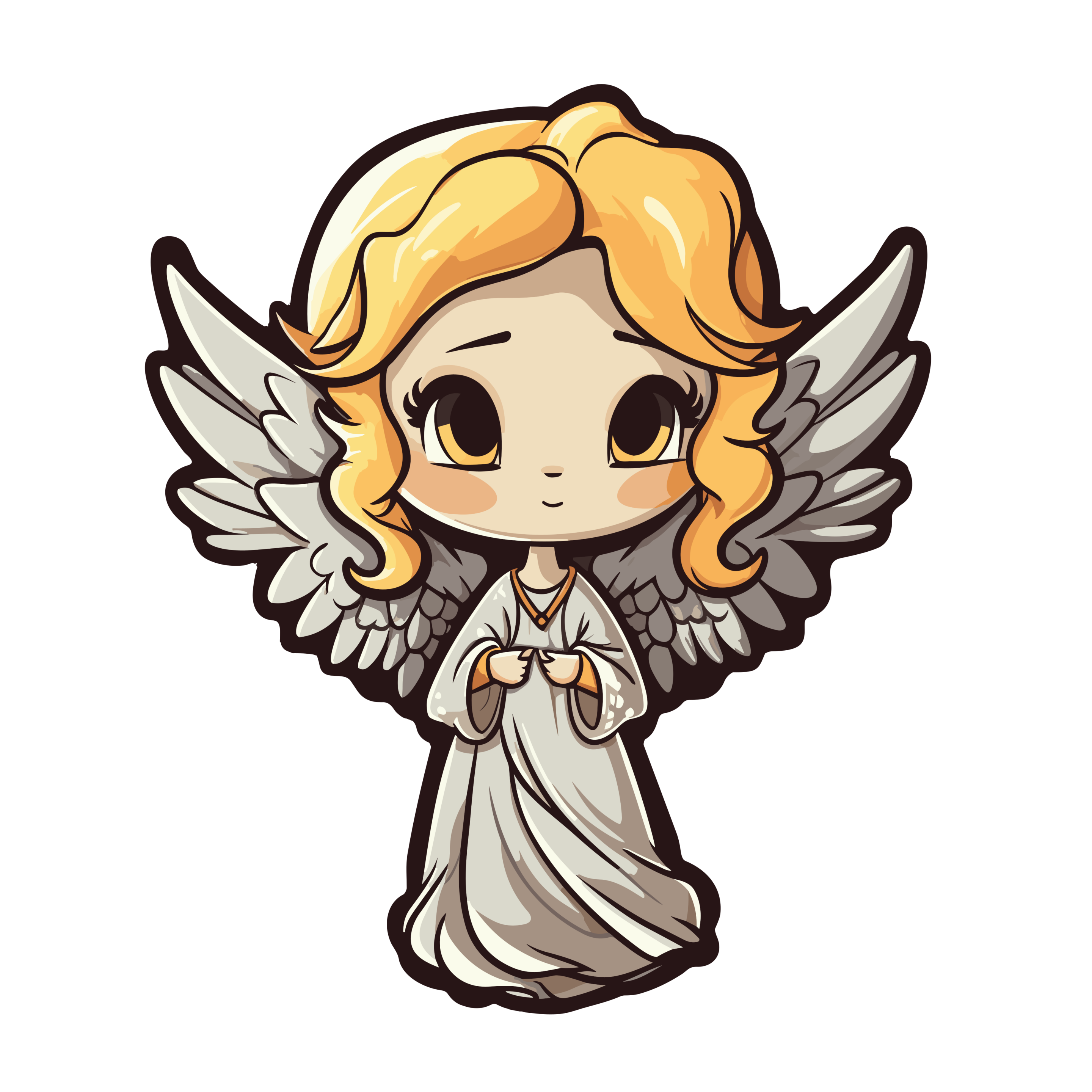 vector descargable para reproducir la imagen de un ángel 003. Utiliza tu máquina de corte CNC para la realización de este proyecto.