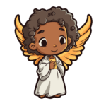 vector descargable para reproducir la imagen de un ángel 006. Utiliza tu máquina de corte CNC para la realización de este proyecto.