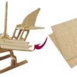 vector descargable para reproducir un avión miniatura. Utiliza tu máquina de corte CNC para la realización de este proyecto.