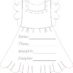 vector descargable para reproducir la imagen de un anuncio de nacimiento 3. Utiliza tu máquina de corte CNC para la realización de este proyecto.