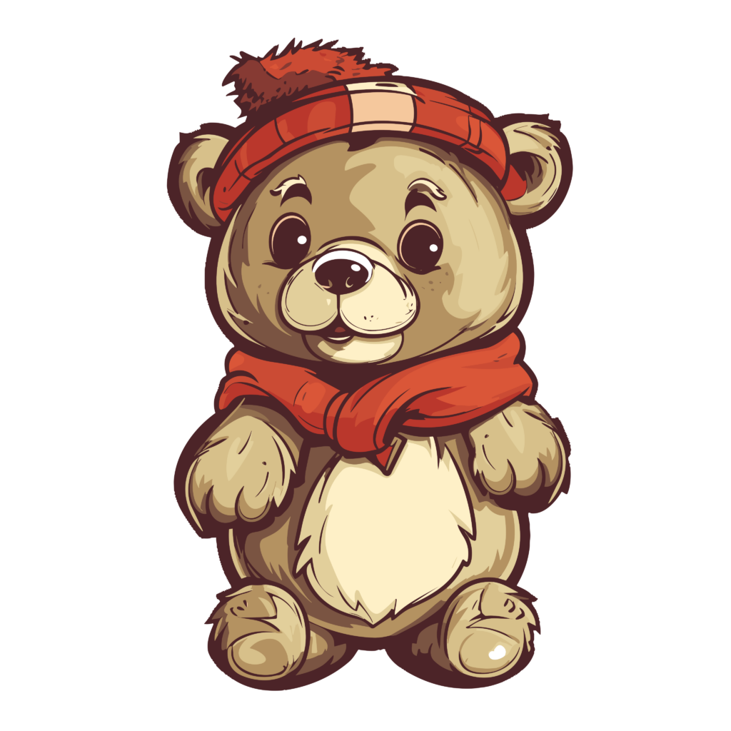 Oso café 1 — vector para corte CNC