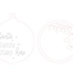 Esfera navideña de 2 capas #3 - Vector descarganle para corte CNC y grabado laser gratis | Stanser