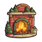 vector descargable para reproducir la imagen de una Chimenea 2. Utiliza tu máquina de corte CNC para la realización de este proyecto.