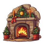 vector descargable para reproducir la imagen de una Chimenea 3. Utiliza tu máquina de corte CNC para la realización de este proyecto.
