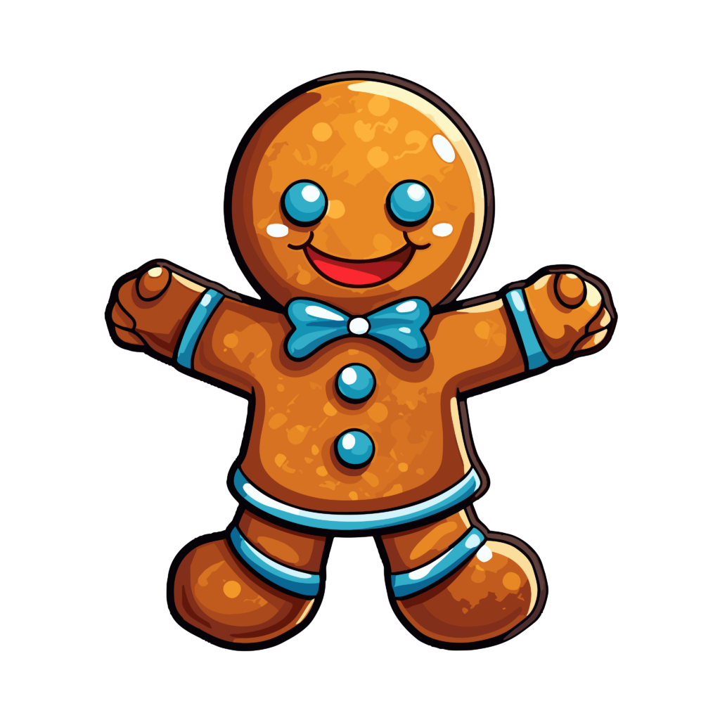 Galleta de jengibre 3 — vector para corte CNC