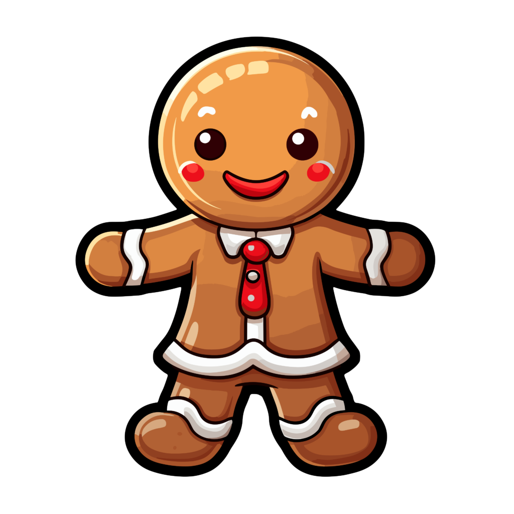 Galleta de jengibre 1 — vector para corte CNC