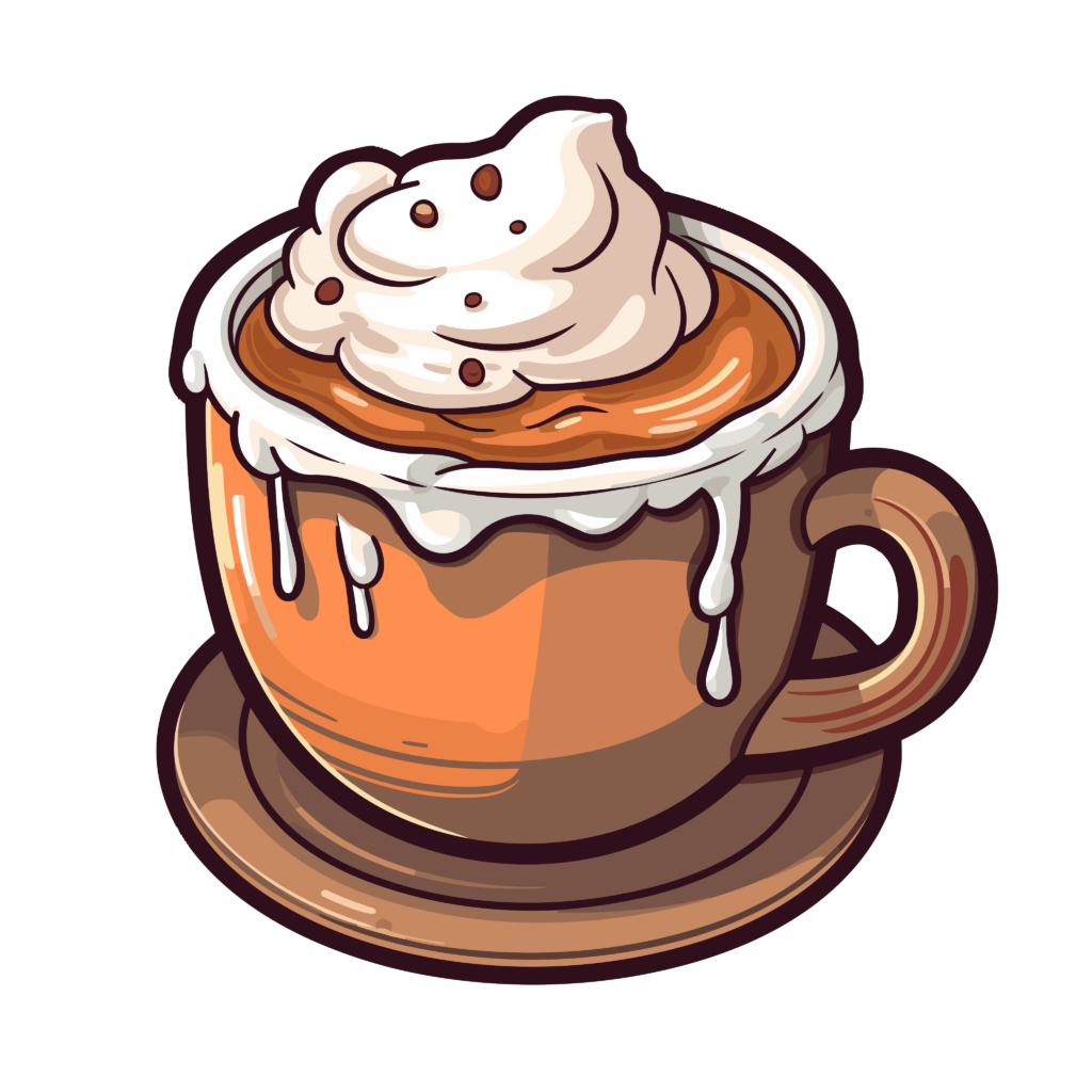 Taza con chocolate 1 — vector para corte CNC