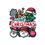 vector descargable para reproducir la imagen de un Letrero Merry Christmas. Utiliza tu máquina de corte CNC para la realización de este proyecto.