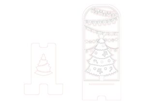 Base para celular «Navidad»