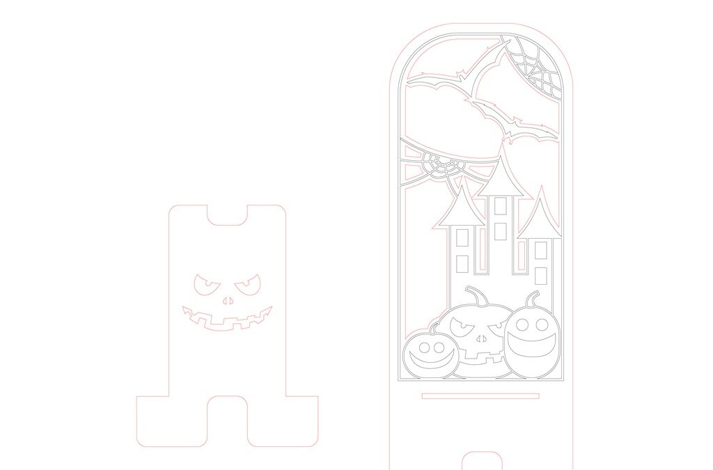 Base para celular «Halloween»