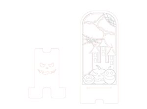Base para celular «Halloween»