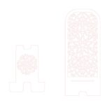 Base para celular "Mandala" 1 - Vector descarganle para corte CNC y grabado laser gratis | Stanser