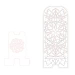 Base para celular "Mandala" 2 - Vector descarganle para corte CNC y grabado laser gratis | Stanser