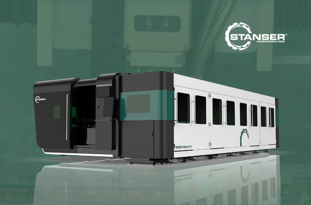 SR3015 GOLIATH R: láser fibra CNC con doble propósito