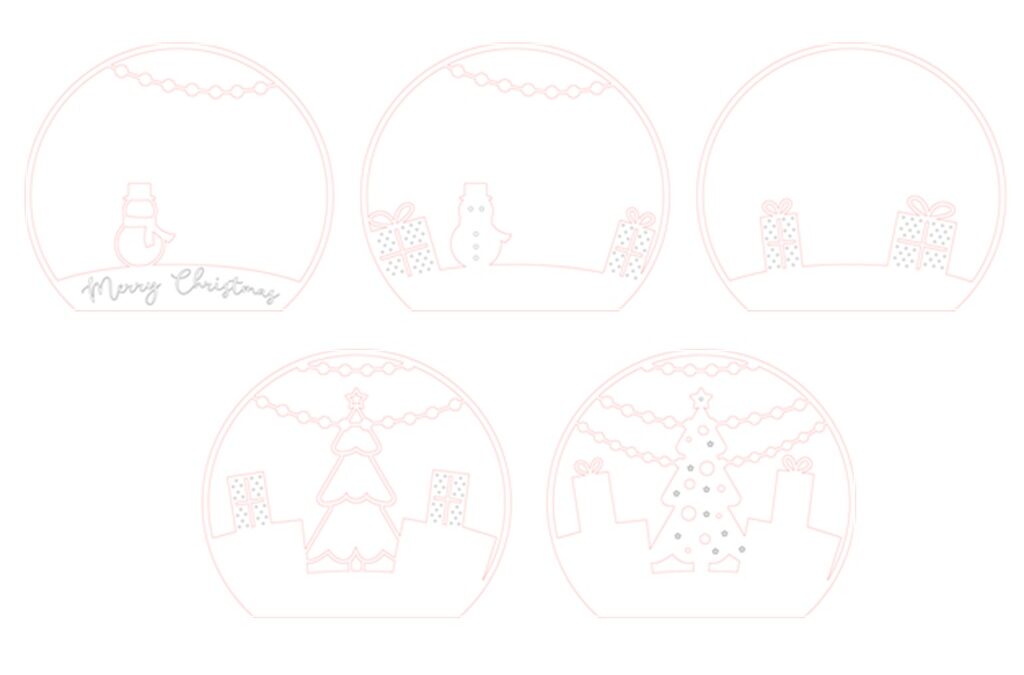 Globo de Nieve de 5 capas # 4