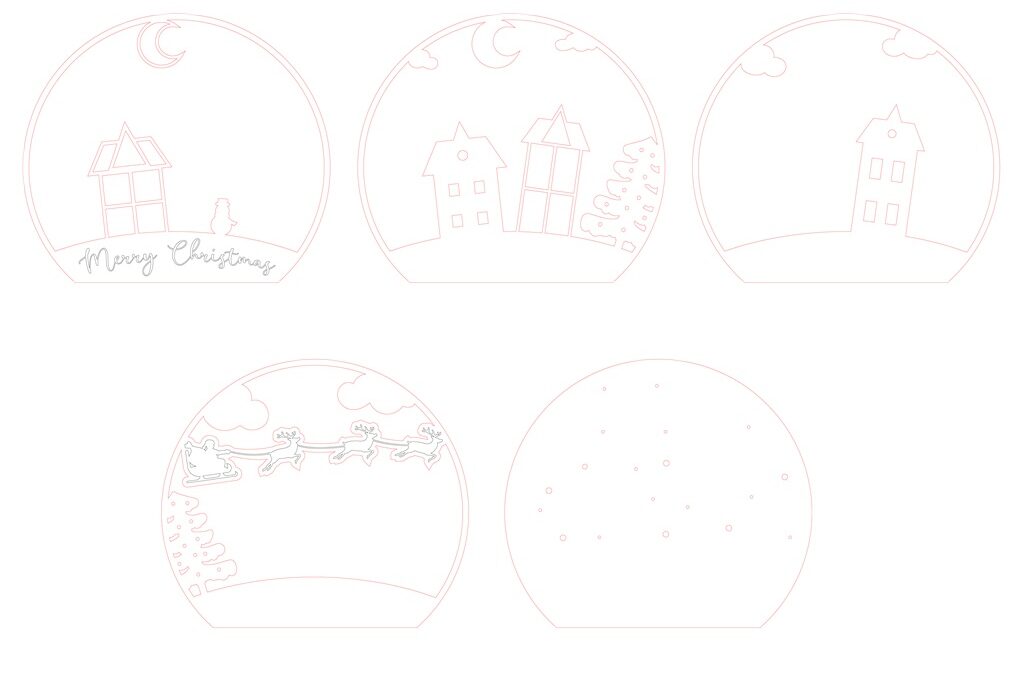 Globo de Nieve de 5 capas #6