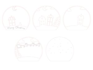 Globo de Nieve de 5 capas #6