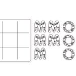 Juego de Gato #1 - Vector descarganle para corte CNC y grabado laser gratis | Stanser
