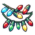 vector descargable para reproducir la imagen de una Bombillas de navidad 3. Utiliza tu máquina de corte CNC para la realización de este proyecto.