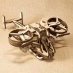 vector descargable para reproducir un avión en 3 dimensiones. Utiliza tu máquina de corte CNC para la realización de este proyecto.