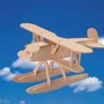 vector descargable para reproducir un hidroavión a escala. Utiliza tu máquina de corte CNC para la realización de este proyecto.