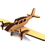 Avión Piper - Vector descarganle para corte CNC y grabado laser gratis | Stanser
