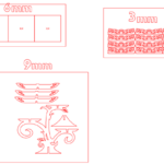 vector descargable para reproducir una bandeja en forma de árbol. Utiliza tu máquina de corte CNC para la realización de este proyecto.