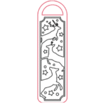 vector descargable para reproducir un adorno navideño picaporte. Utiliza tu máquina de corte CNC para la realización de este proyecto.