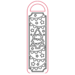 vector descargable para reproducir un adorno navideño para picarpote.  Utiliza tu máquina de corte CNC para la realización de este proyecto.