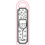 vector descargable para reproducir un adorno navideño para picarpote. Utiliza tu máquina de corte CNC para la realización de este proyecto.