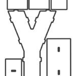 vector descargable para reproducir una caja de letra Y.   Utiliza tu máquina de corte CNC para la realización de este proyecto.