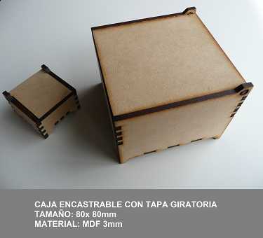 Caja encastrable MDF