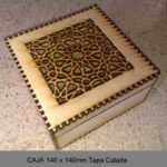 vector descargable para reproducir una caja con tapa calada.  Utiliza tu máquina de corte CNC para la realización de este proyecto.