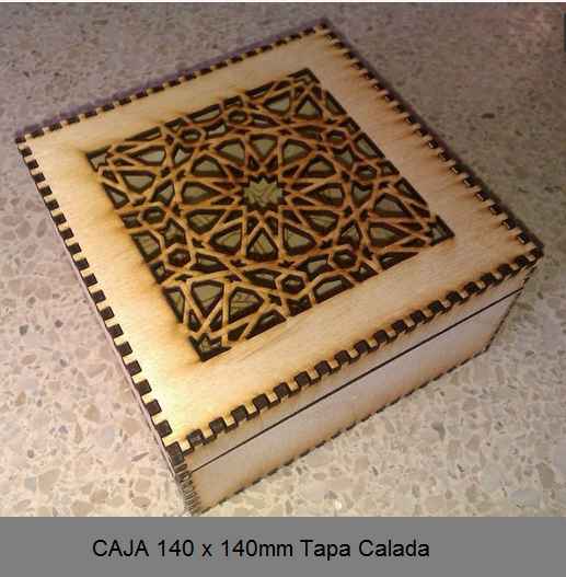 Caja tapa calada