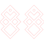 Aretes #4 - Vector SVG DXF para Laser CO2 - Descargable gratis | Stanser