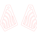 Aretes #7 - Vector SVG DXF para Laser CO2 - Descargable gratis | Stanser