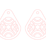Aretes #9 - Vector SVG DXF para CNC Router y Laser CO2 - Descargable gratis | Stanser