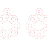 Aretes #12 - Vector SVG DXF para CNC Router y Laser CO2 - Descargable gratis | Stanser