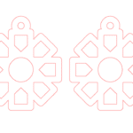 Aretes #14 - Vector SVG DXF para CNC Router y Laser CO2 - Descargable gratis | Stanser