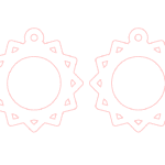 Aretes #16 - Vector SVG DXF para CNC Router y Laser CO2 - Descargable gratis | Stanser