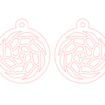 Aretes #17 - Vector SVG DXF para CNC Router y Laser CO2 - Descargable gratis | Stanser